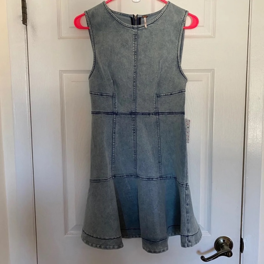 Free People Denim Mini Dress